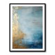 Blue & Gold Abstract 7 Wall Art