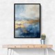 Blue & Gold Abstract 9 Wall Art