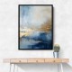 Blue & Gold Abstract 10 Wall Art