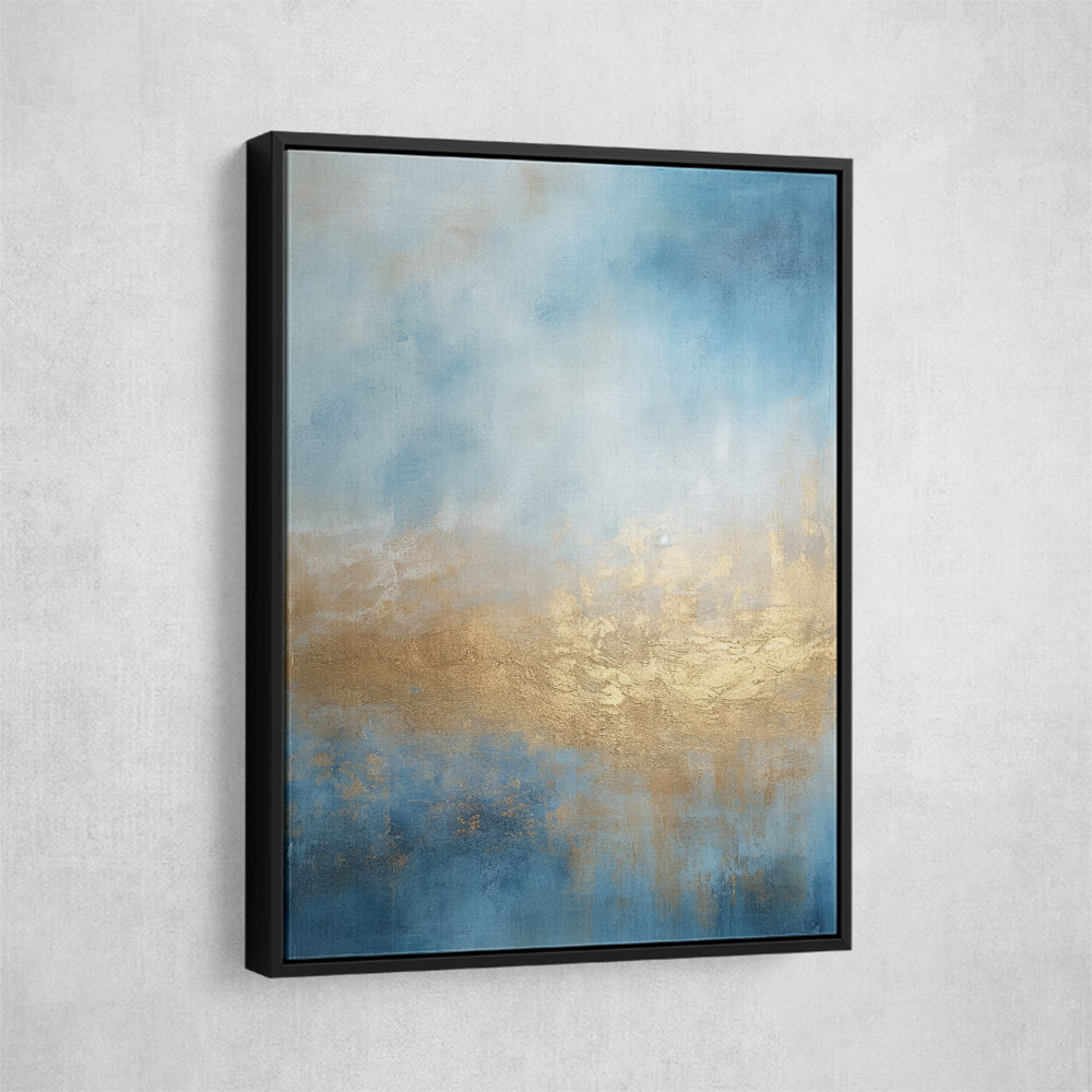 Blue & Gold Abstract 13 Wall Art