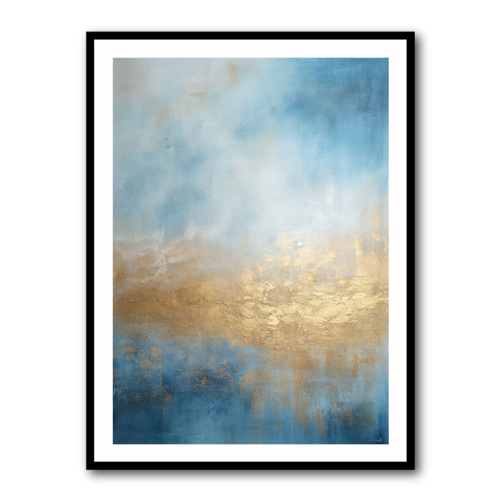 Blue & Gold Abstract 13 Wall Art