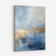 Blue & Gold Abstract 15 Wall Art