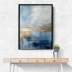 Blue & Gold Abstract 15 Wall Art