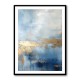 Blue & Gold Abstract 15 Wall Art