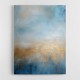 Blue & Gold Abstract 17 Wall Art