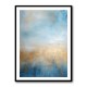Blue & Gold Abstract 17 Wall Art