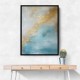 Blue & Gold Abstract 18 Wall Art