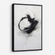 Black Brush Strokes 3 Abstract Wall Art