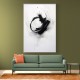 Black Brush Strokes 3 Abstract Wall Art