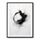 Black Brush Strokes 3 Abstract Wall Art