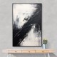 Black Brush Strokes 4 Abstract Wall Art