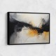 Black & Gold Abstract Strokes 1 Wall Art
