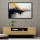 Black & Gold Abstract Strokes 2 Wall Art
