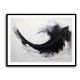 Black Brush Strokes 5 Abstract Wall Art
