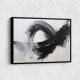 Black Brush Strokes 6 Abstract Wall Art