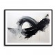 Black Brush Strokes 6 Abstract Wall Art