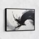 Black Brush Strokes 9 Abstract Wall Art