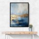 Blue & Gold Abstract 20 Wall Art