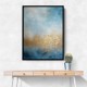 Blue & Gold Abstract 21 Wall Art