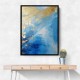 Blue & Gold Abstract 22 Wall Art