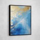 Blue & Gold Abstract 22 Wall Art