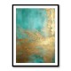 Turquoise & Gold 11 Abstract Wall Art