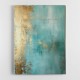 Turquoise & Gold 13 Abstract Wall Art