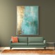 Turquoise & Gold 13 Abstract Wall Art