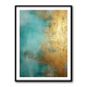 Turquoise & Gold 16 Abstract Wall Art
