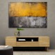 Split Black & Gold Abstract Wall Art