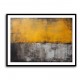 Split Black & Gold Abstract Wall Art
