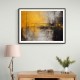 Black & Gold Abstract Texture Wall Art