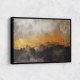 Black & Gold Abstract Texture 1 Wall Art
