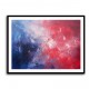 Red & Blue Abstract 1 Wall Art