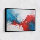 Red & Blue Abstract 4 Wall Art