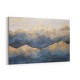 Golden Peaks Abstract Wall Art