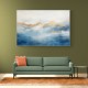 Gold Peaks On Blue 2 Abstract Wall Art