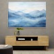 Mountains Blue Abstract Wall Art