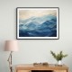 Mountains Blue Abstract 1 Wall Art