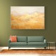 Gold Mountains Abstract Wall Art