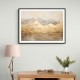 Gold Mountains Abstract 1 Wall Art