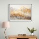 Gold Mountains Abstract 2 Wall Art
