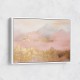 Gold Peaks On Pink Abstract 1 Wall Art