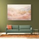 Gold Peaks On Pink Abstract 2 Wall Art