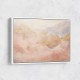 Gold Peaks On Pink Abstract 2 Wall Art