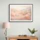 Gold Peaks On Pink Abstract 2 Wall Art