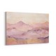 Gold Peaks On Pink Abstract 3 Wall Art