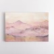 Gold Peaks On Pink Abstract 3 Wall Art
