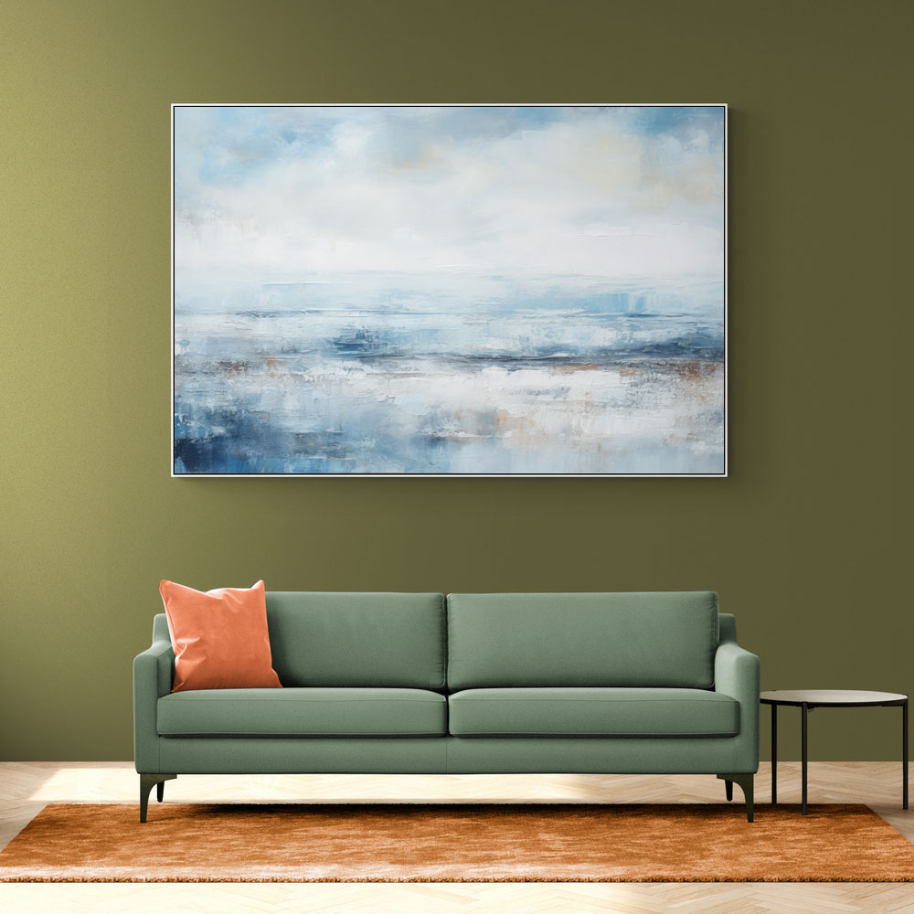 Seascape Blue Abstract 1 Wall Art