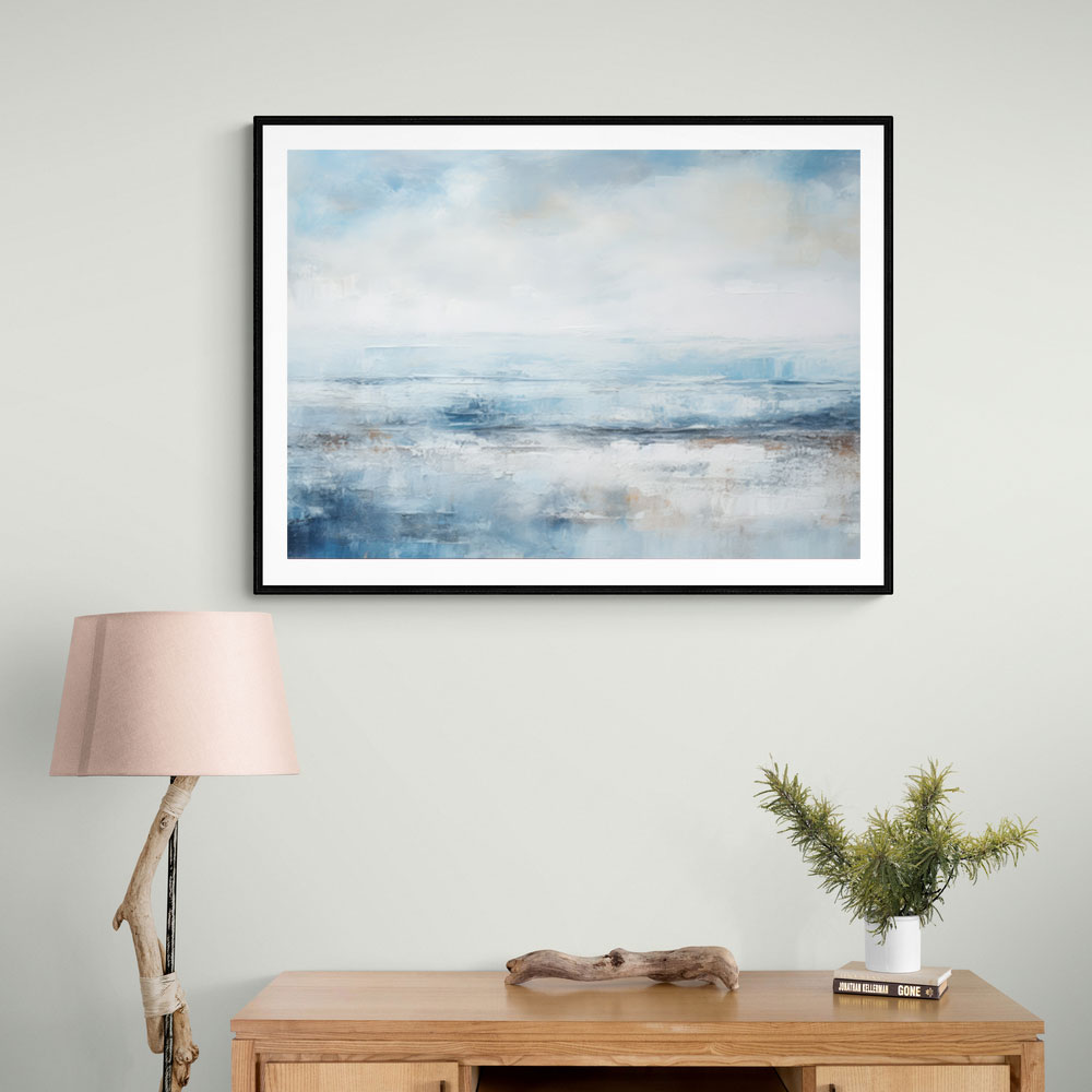 Seascape Blue Abstract 1 Wall Art